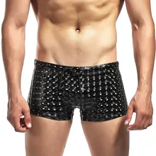 Для мужчин купальники для малышек брюки девочек Сияющий плед печати с низкой талией узкие эластичные плавки YS-BUY
