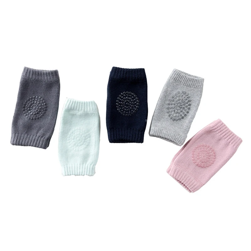 

Toddler Kids Kneepad Protector Soft Thicken Terry Non-Slip Dispensing Safety Crawling Baby Leg Warmers Well Knee Pads For Child