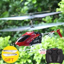 SYMA W25 2CH RC самолет дистанционного управления электрический вертолет крытый мини небьющиеся дети летающие игрушки модель красный