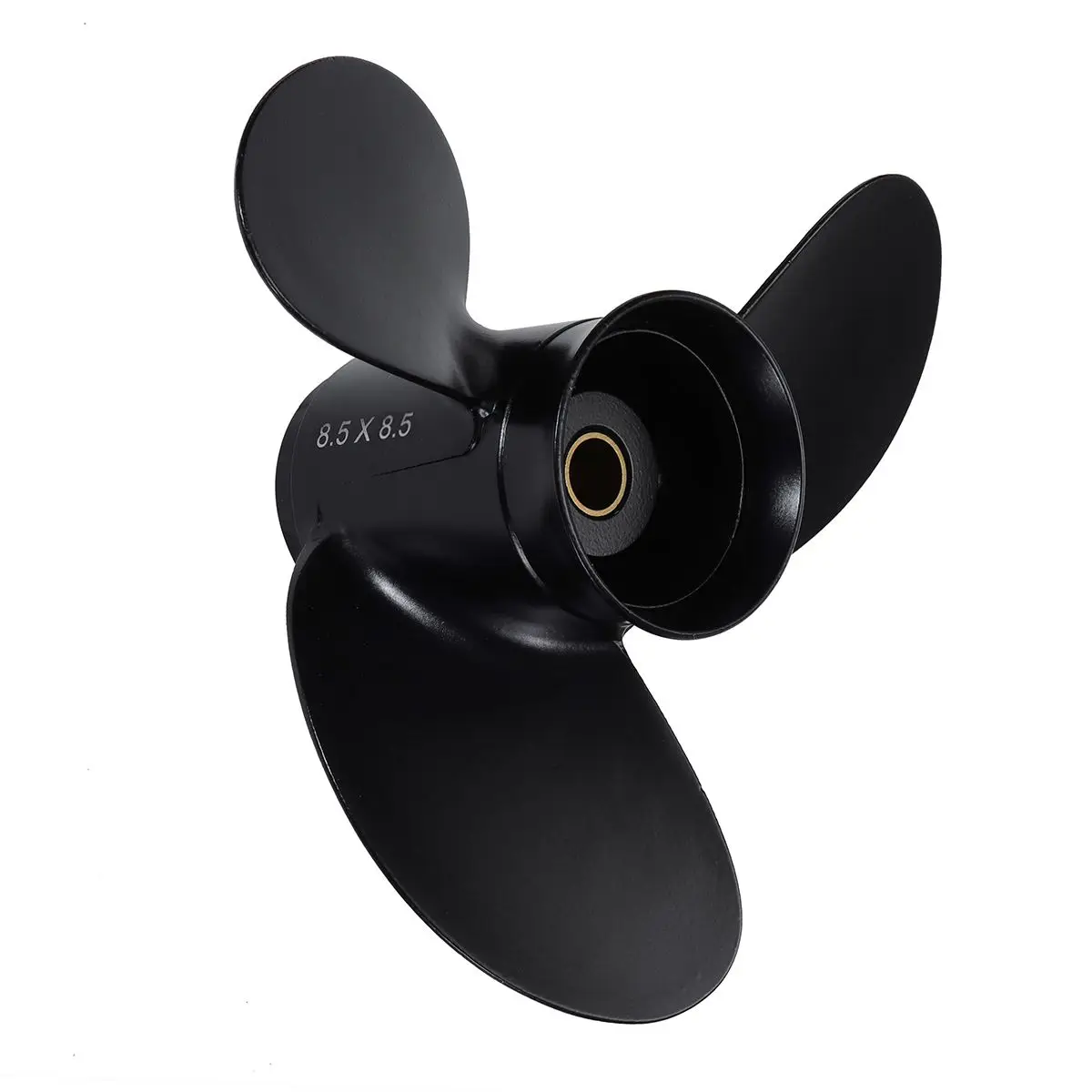 Audew 8.5 x 8.5 Outboard Propeller For Mercury Tohatsu 8-9.8HP 48-897618A10 3B2B645151 3 Blades 12 Spline Tooth Aluminum Alloy