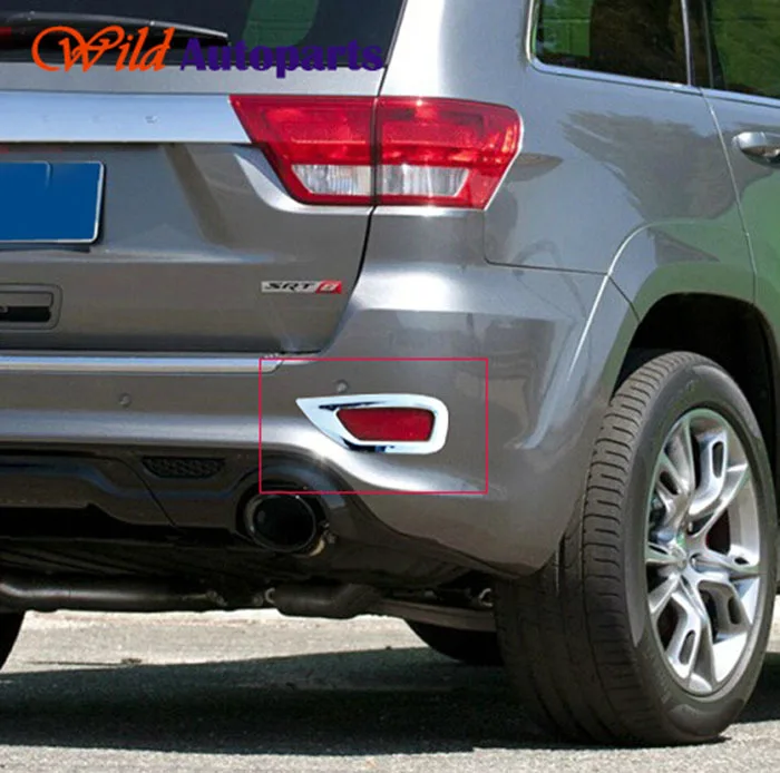 ABS Chrome Rear Tail Fog Lamp Light Cover Trim for...