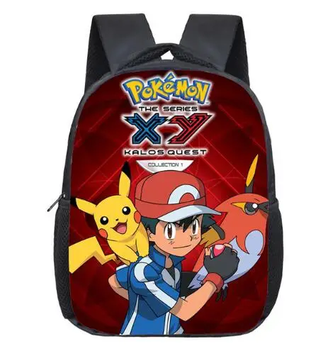 Аниме Покемон рюкзак Pocket Monster школьная сумка Ash Ketchum/Pikachu школьные рюкзаки для девочек и мальчиков детская сумка для книг