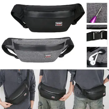 

Outdoor Sport Canvas Waist Bag Chest Bag Crossbody Shoulder Bag Men Women Messenger Pack