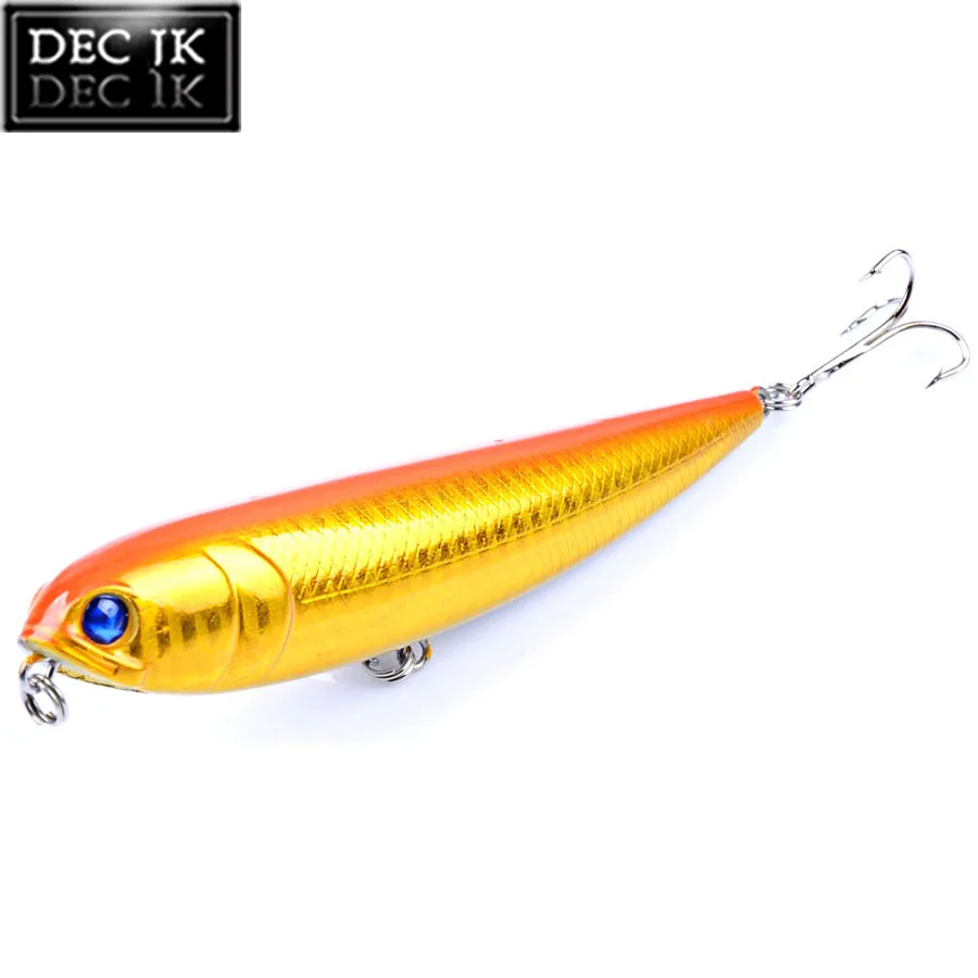 Plastic Hard Floating Pencil Sea Fishing Lure Wobblers For Pike Trolling 1PCS Saltwater Fake Artificial Bait For Fishing Tackle (7)