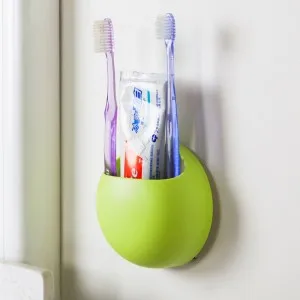 

Fashion multifuction suction cup toothbrush holder 11*11*4.5cm