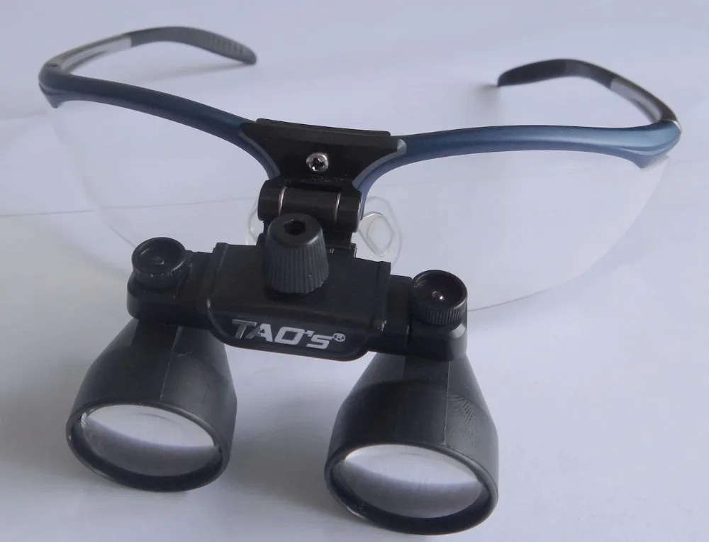 Тао Китай поставщика НС 3.5x медицинские зубные увеличительное лупы стоматологического оборудования+ близорукие очки вставка объектив