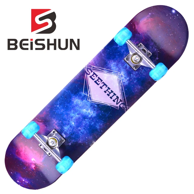 Professional Four-wheeled Skateboard Men And Women Double Rocker Adult  Youth Scooter - Skate Board & Accessories - AliExpress