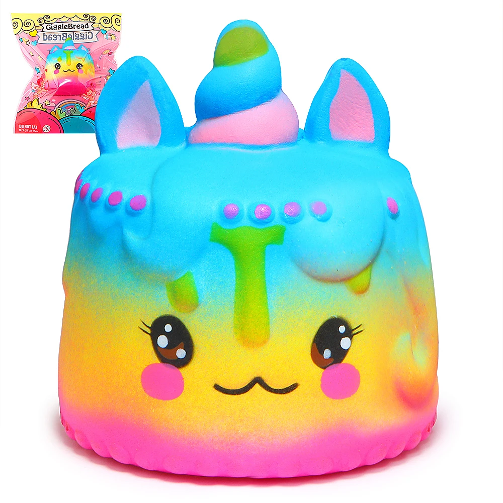 Kawaii Squishy Единорог мусс торт Радуга Squishies крем Ароматические замедлить рост детей