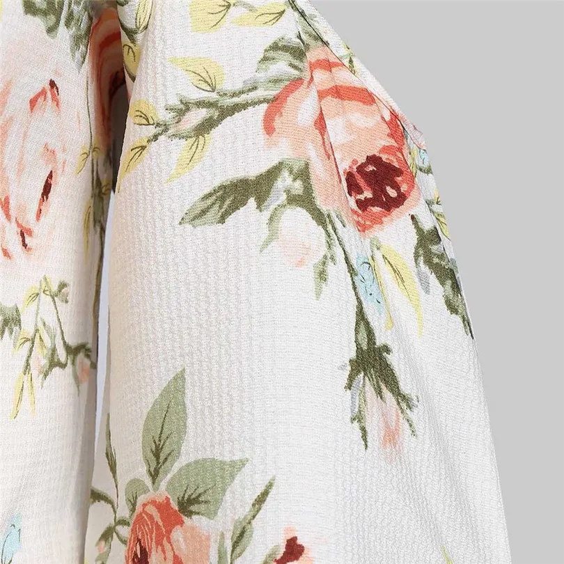  Womens Plus Size Bohemian Floral Casual Playsuits New 2019 Fashion Sexy Cold Shoulder Jumpsuit Bodysuit V-Neck Romper #E11 (34)