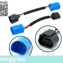 Longyue 10 шт. 9007/HB5 для H13 фар гибкий соединительный провод, жгут штекер Форд Додж 6"