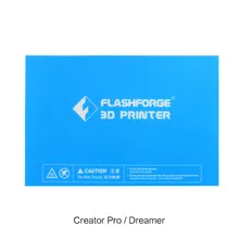 5 шт. 232x154 мм Flashforge Creator Pro/Dreamer NX 3d принтер синяя лента для кровати с подогревом печать наклейка сборка пластина лента