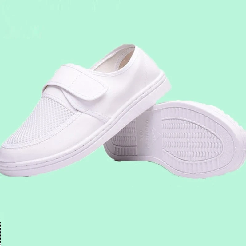 Обувь для медсестры медицинская обувь удобная Антистатическая обувь унисекс дезодорант белая мягкая подошва без пыли дышащая лабораторная обувь