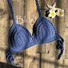 Mujer Crochet Bikini Top 13