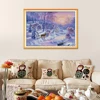 Joy Sunday The forest snow home decor diy painting count color cotton 14CT 11CT 18CT Cross Stitch Embroidery kit Needlework Sets ► Photo 2/6