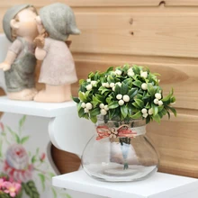 Рабочего Цветочные горшки цветочные горшки украшение дома Креативный дизайн Свадебная вечеринка Декор Fish Tank стекло вазы подарок ВАСО