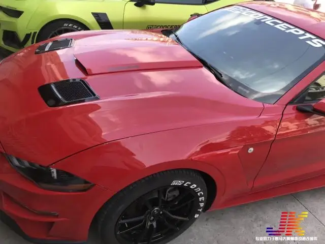 Подходит для Ford MUSTANG MP ideas 2,3 5.0L обивка машины крышка воздуха на выходе двигателя капот вентиляционное отверстие