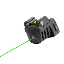 Прямая Laserspeed Регулируемый тактический мини-рельсовый пистолет зеленого прицеливания перезаряжаемый лазерный прицел