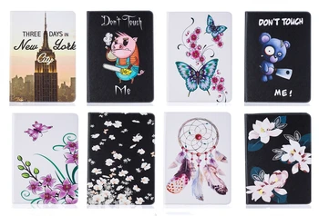 

Fashion Flower Cartoon Animal Elephant Leather Stand Flip Smart Case for Samsung Galaxy Tab S2 8.0 T710 T715 Tablet Book Cover #