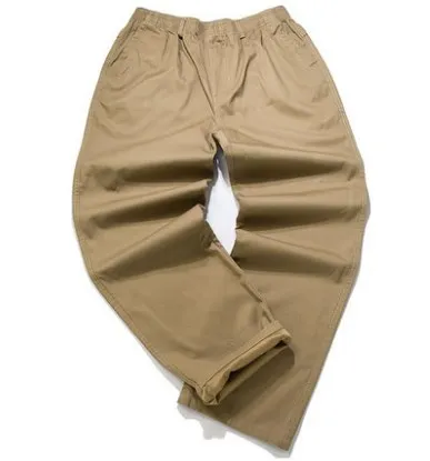 142kg Men Cargo Pants Outdoor Mens Cotton Elastic Waist