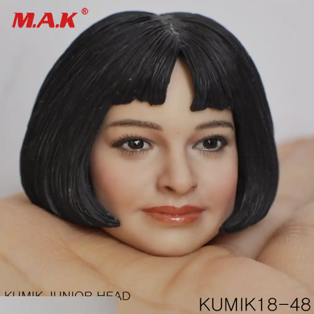 1 6スケール女性ヘッドスカルプトkm18 48ジュニアガールヘッド彫刻1 6レオンマチルダ頭部モデル12インチアクションフィギュアボディ Action Figures Aliexpress