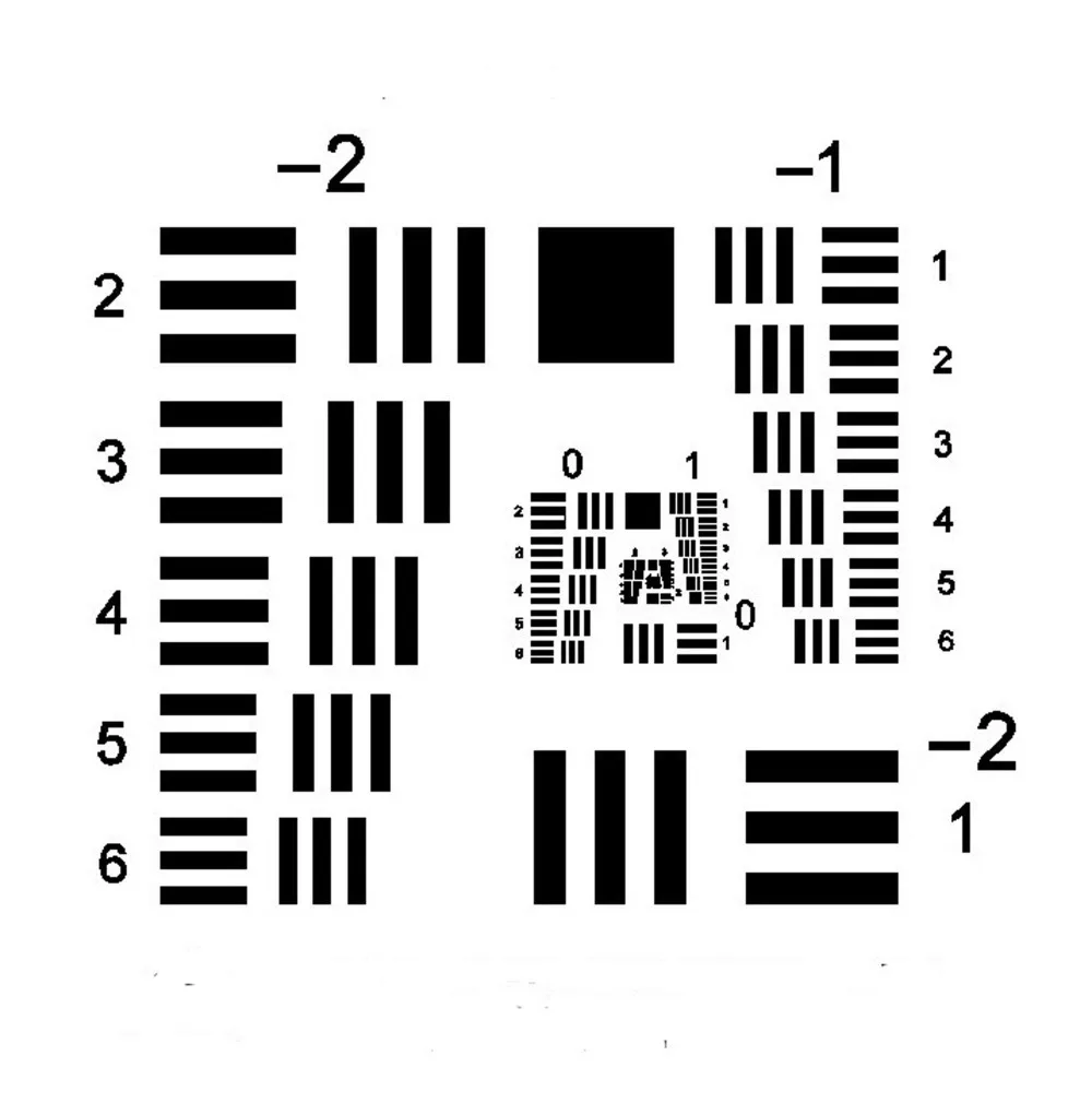 USAF1951 601 Calibration Board, Reticle, Scaleplatein Instrument Parts