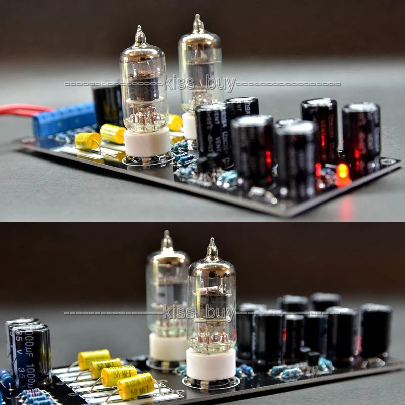 

AC 12V Musical Fidelity 6j1 6AK5 tube Pre-amp Pre Amplifier Board FOR VCD, CD, DVD digital audio power amplifier