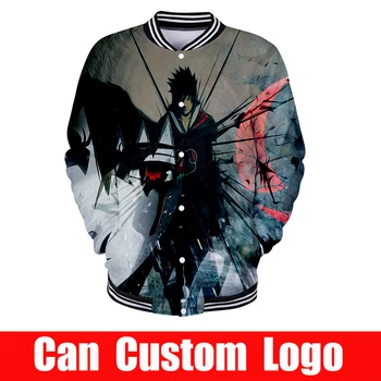 

2019 New Naruto Baseball uniform Women spring Casual Harajuku Naruto Baseball Jackets Ninja clothes plus size for men