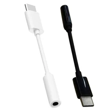 Кабель для наушников type-C до 3,5 мм, адаптер USB 3,1 type C USB-C, штекер для 3,5 AUX, аудио разъем для Xiaomi 6 Mi6 Letv 2 pro 2 max2