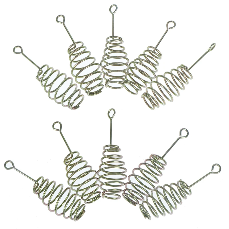 

10Pcs/Set Pesca Fising Lure 4.5x1.5cm Fishing Pin Spiral Fishing Bait Steel Fishing Spring Of Fishing Accessories