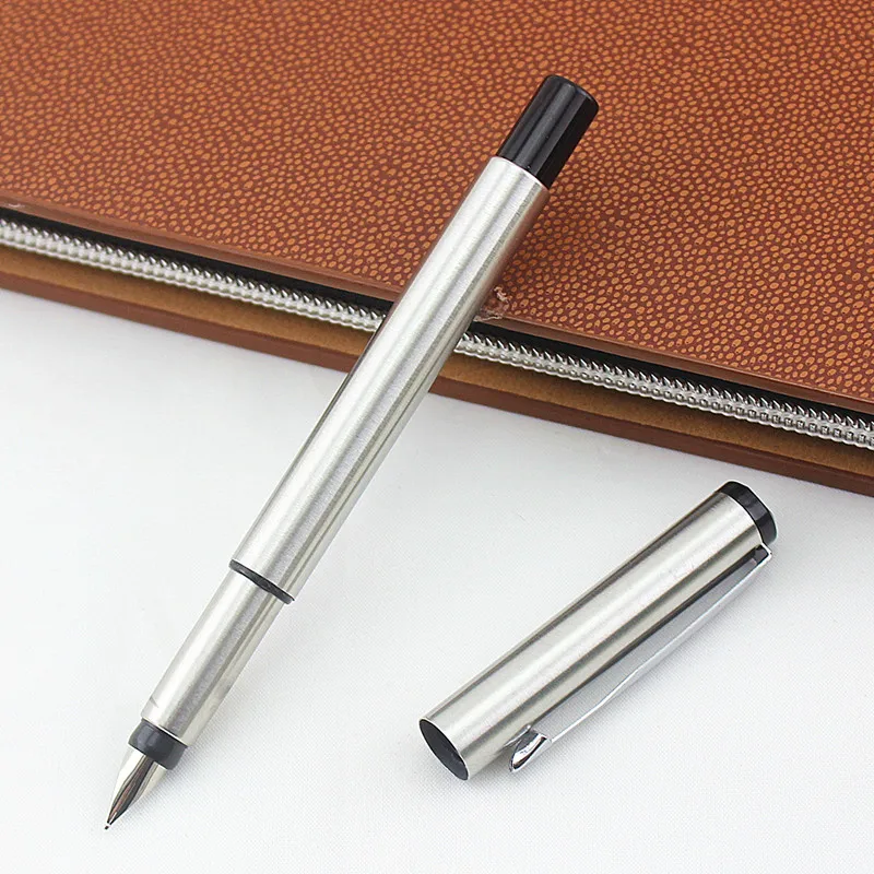 

Extra Fine Nib 0.5mm Fountain Pen for Finance Luxury Metal Ink Pens Office Supplies School Supplies Birthday Gift