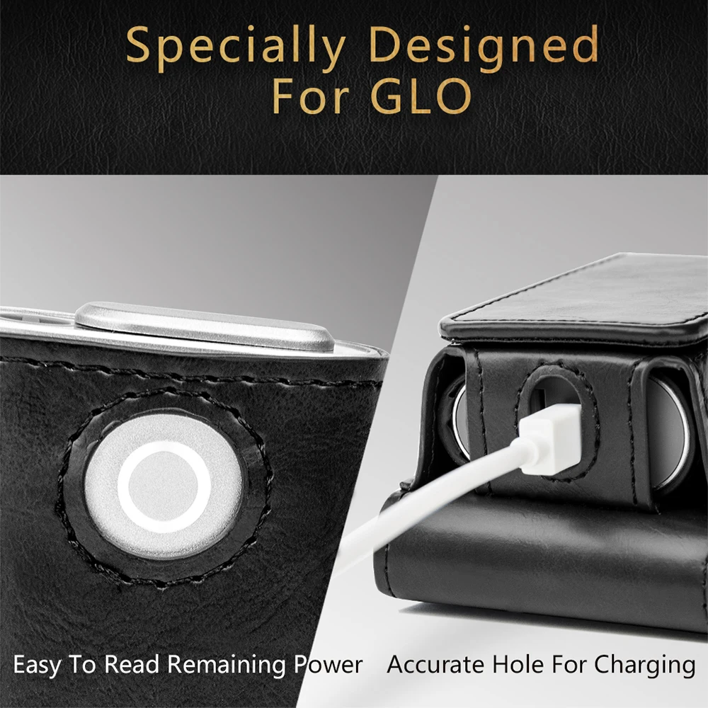Роскошный полный защитный чехол для GLO подставка из искусственной кожи хранения