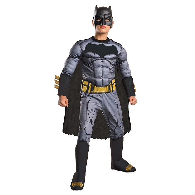 Boys Deluxe Aquaman Costume Childs Kids Superhero DC Comic Fancy Dress Outfit
