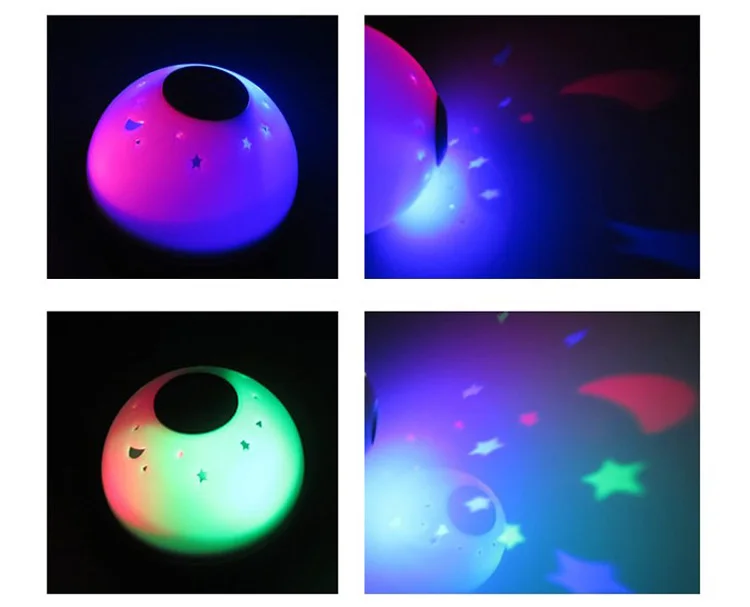 Луна и звезда проект настольные часы проекция mute настольные будильники ЖК-дисплей цветной будильник с подсветкой