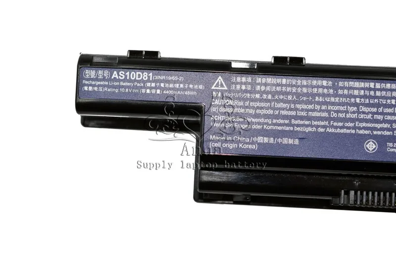 JIGU ноутбук Батарея для ноутбука ACER ASPIRE 4741 4741G 4743G 4750 4750G 4752 4752G 4752Z 4755G 4771 4771G 5250 5251