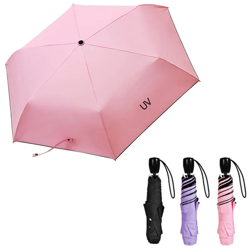 Anti ultraviolet Fashion Umbrella Rain Women Windproof Ultralight Sun