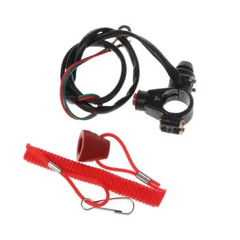 

Flameout Switch Engine Stop Emergency Shut-Off Equipment Universal Boat Outboard Safety Braking Motorcycle Replacements