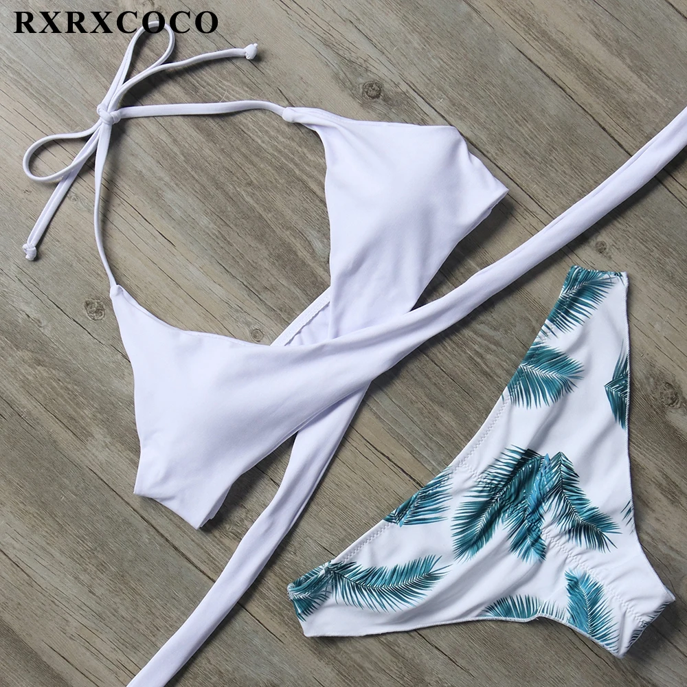 Big Sale Rxrxcoco 2018 Hot Sexy Cross Brazilian Bikinis Women Swimwear 