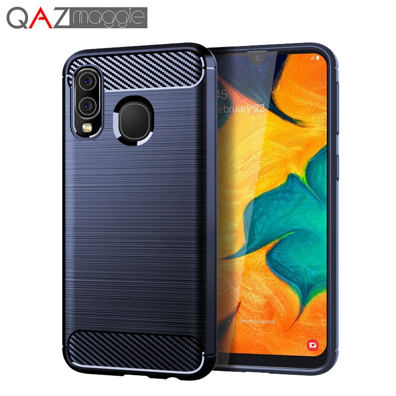 Чехол для Samsung Galaxy A10 A20 A30 A40 A50 A60 A70 A80 A90 силиконовый мягкий ТПУ/углеродное волокно