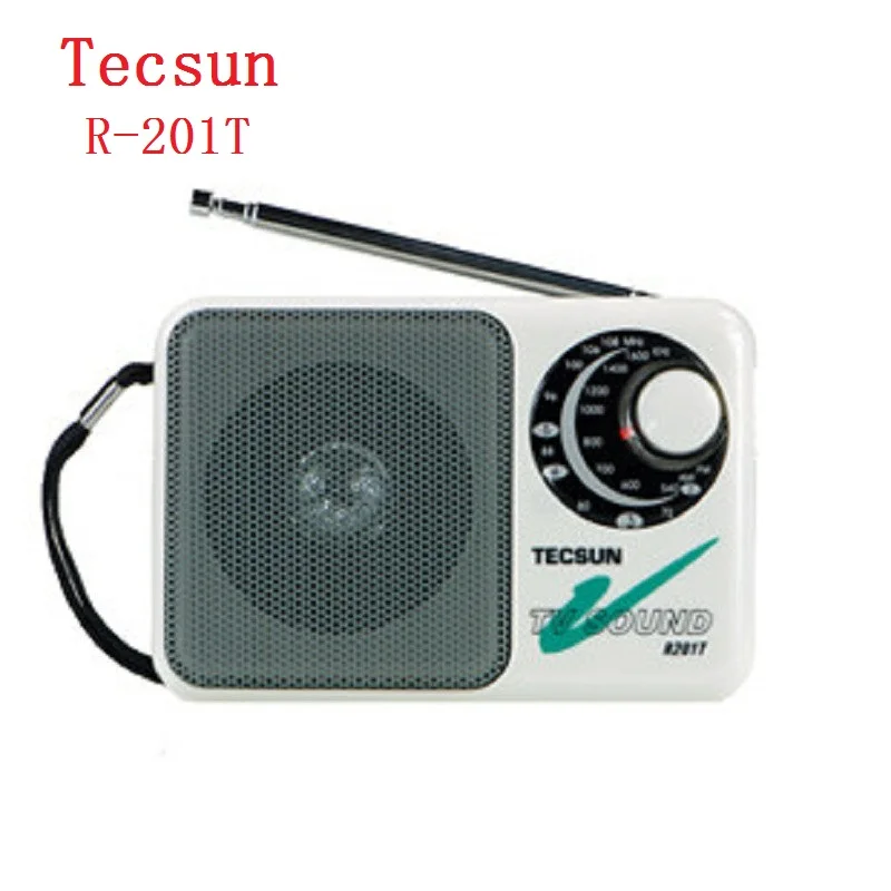 Оригинальный Tecsun R-201T Портативный AM FM Радио Высокая чувствительность Карманный