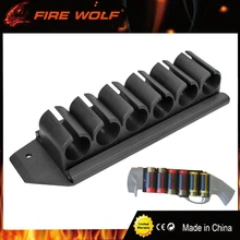FIRE WOLF дробовик боковое седло Mossberg 500 590 12 Калибр GA 6 круглая ракушка несущая держатель пластина комплект Охота