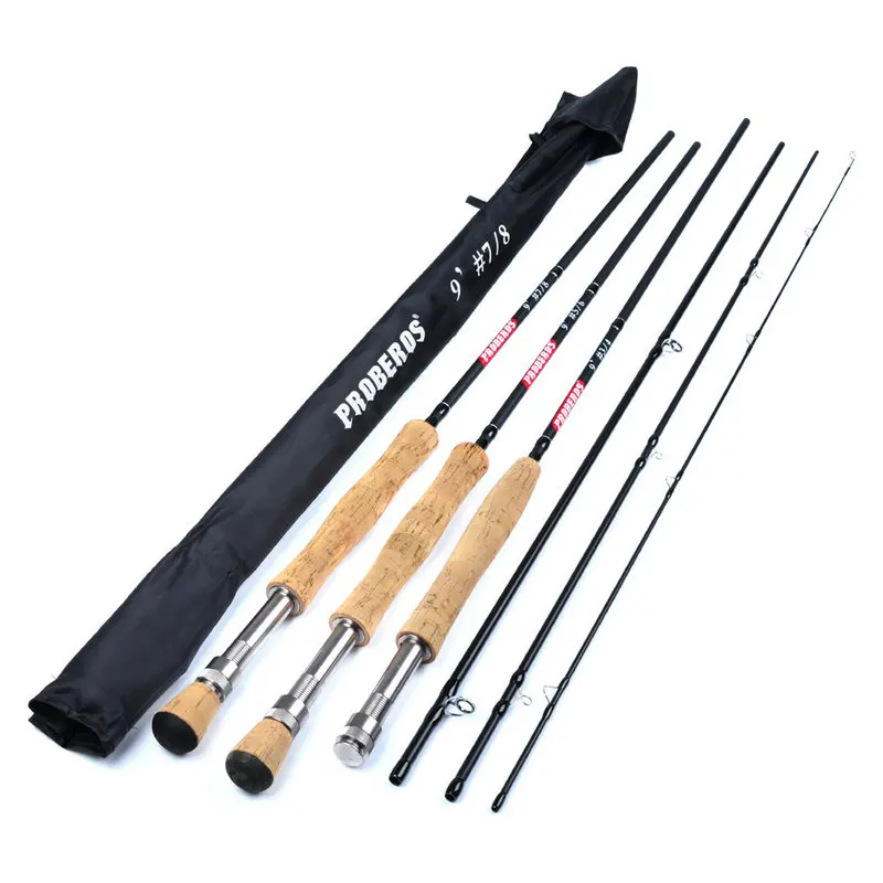 

4-Piece 2.7m Fly Fishing Rod With Bag High-Carbon Steel Fishing Pole Lure Casting Rod Fish Tackle Feeder Olta Ocean Boart