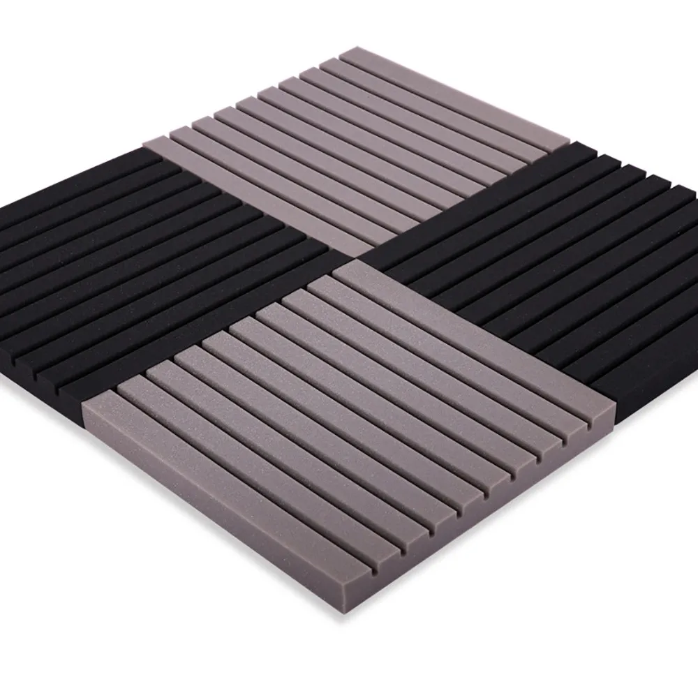 

Sponge Foam Soundproof Sticker Acoustic Panel Absorption Sponge Studio KTV Meeting Rooms Stripe Square Shape High Quality