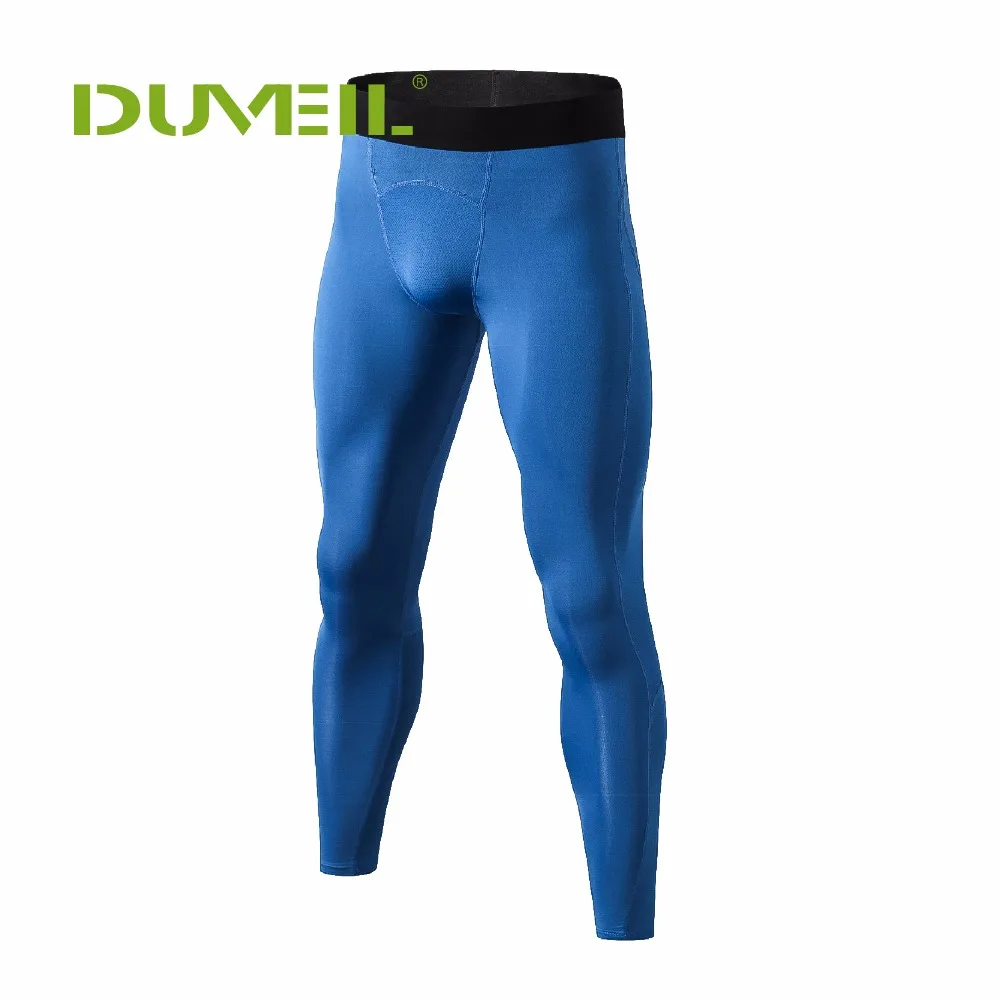 DUVEIL мужские быстросохнущие брюки PRO tight Running мужские компрессионные брюки с принтом для тренировок