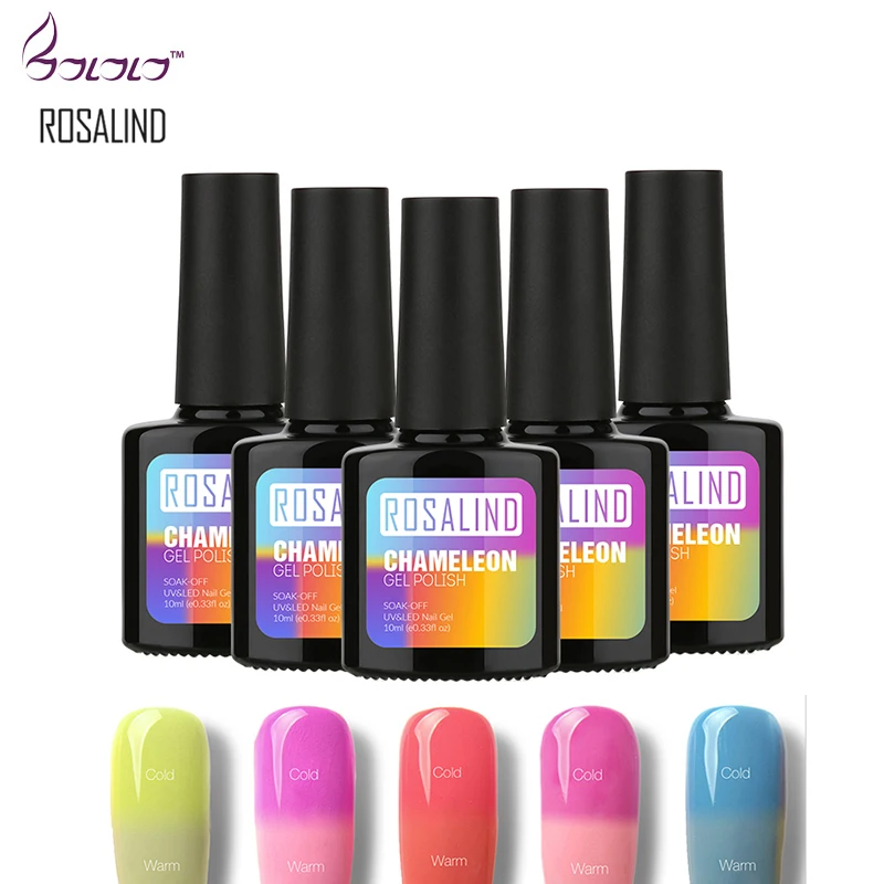 ROSALIND Long Lasting normal Temperature Changing Gel Polish UV Nail