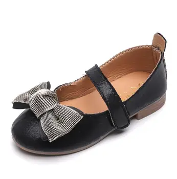 

Girls Bow Leather Shoes Children Shoes Spring Children's Show Comfortable Single Shoes Princess Leather Shoes Size 26-36