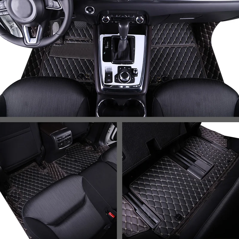 

lsrtw2017 luxury car interior floor mat for mazda cx-8 2017 2018 2019 2020 styling accessories