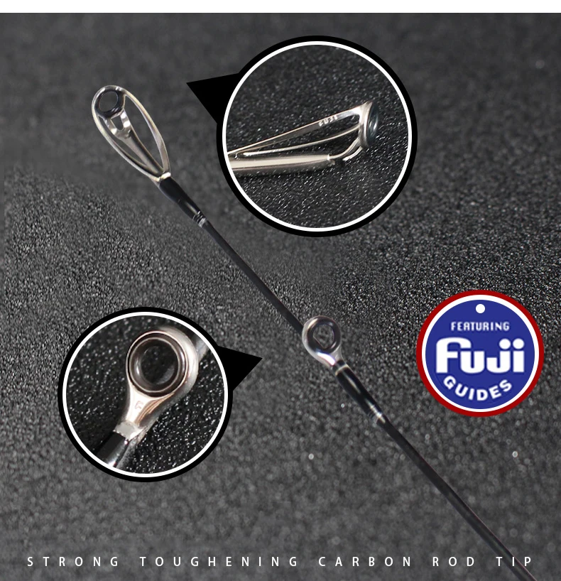 Spinpoler Full Fuji Parts 1.98m Slow Jigging Rod Light Saltwater Casting Boat Rod Ocean Fishing Rod Japan  (3)