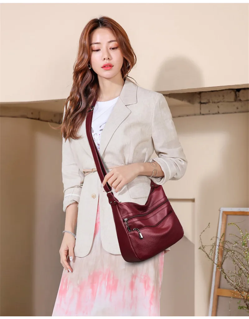 Multi bolso feminino bolsa de ombro designer
