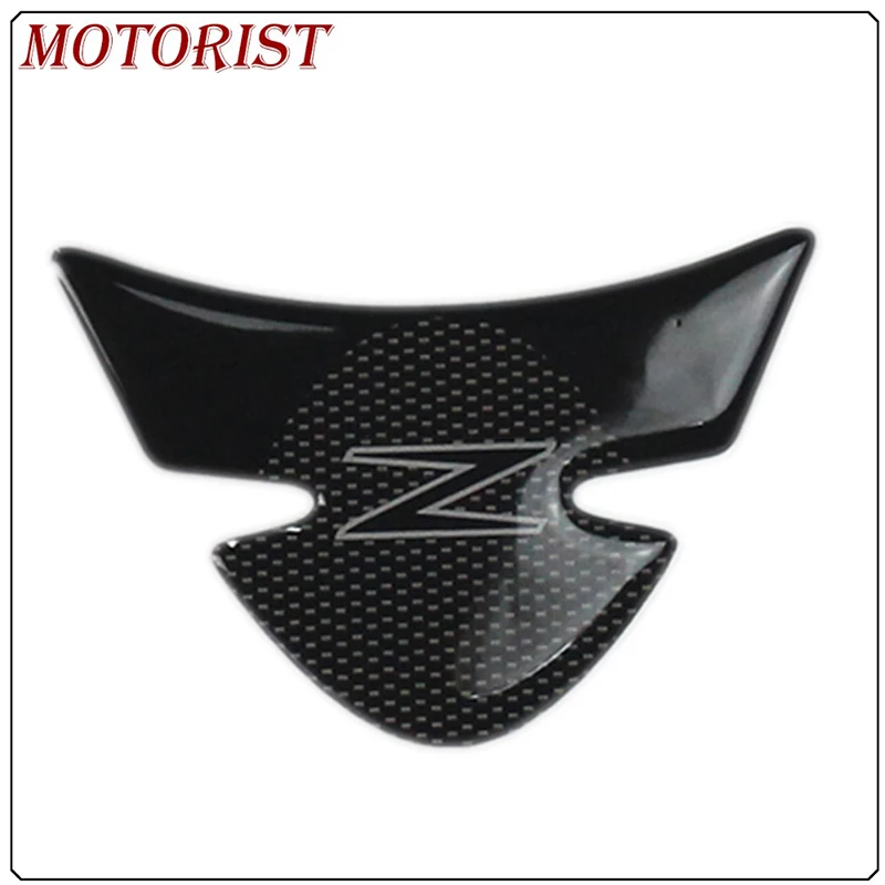 MOTORIST 3D carbon fiber Sticker Decal Emblem Protection Tank Pad Cas Cap For Kawasaki Z1000 KAWASAKI Z1000 Z 1000 detachable