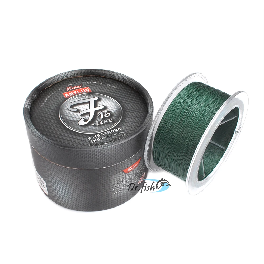 Dr.Fish Braided Fishing Lines 4 Strands 300M Saltwater Freshwater Long